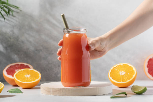istock Detox, vitamin cocktail in bottles 1692001791