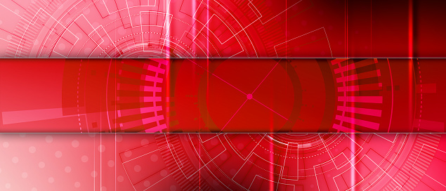 Backdrop Banner Computer Abstract Red Computer Technology Business Banner Background Stock ...