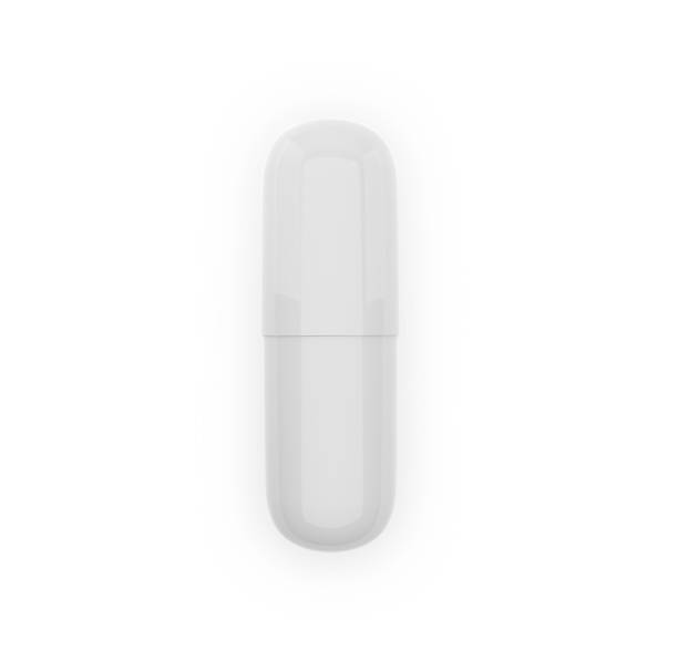 istock Top view. Medicine capsules on the white background 1692029891