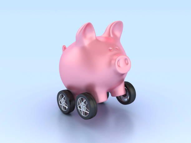 istock Piggy Bank with Wheels 1692055376