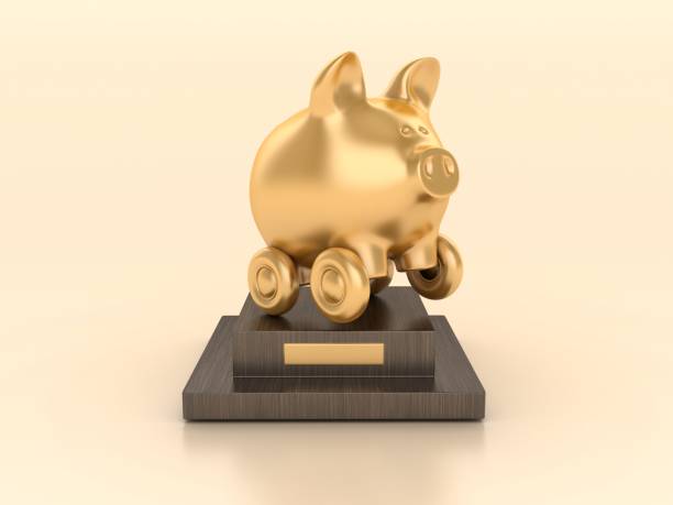 istock Piggy Bank Trophy 1692055419