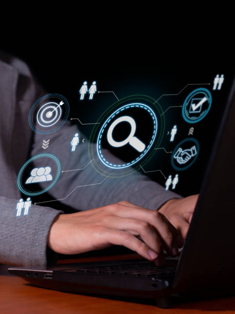 istock Vertical image of Human resources management, hiring, recruitment and teamwork. Business concept. 1692077897