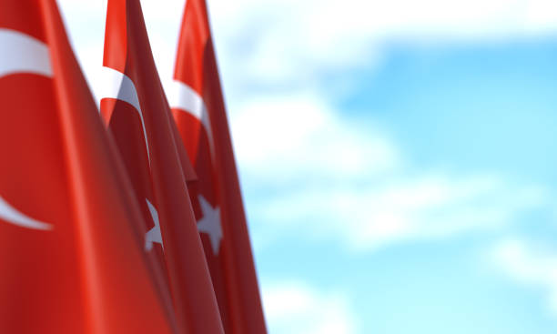 istock 29 Ekim Turkish Flag On Blue Sky 100th Anniversary 1692086713