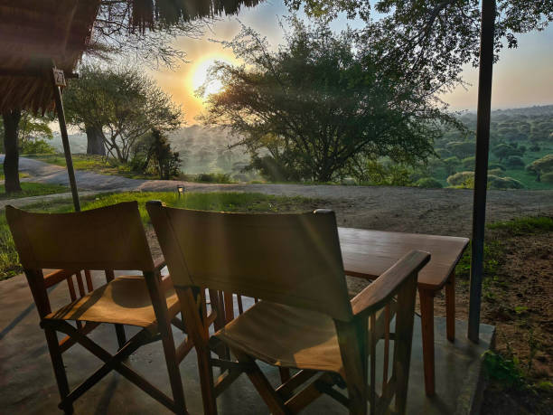 istock View from camp tent of Tarangire river and park 1692096442