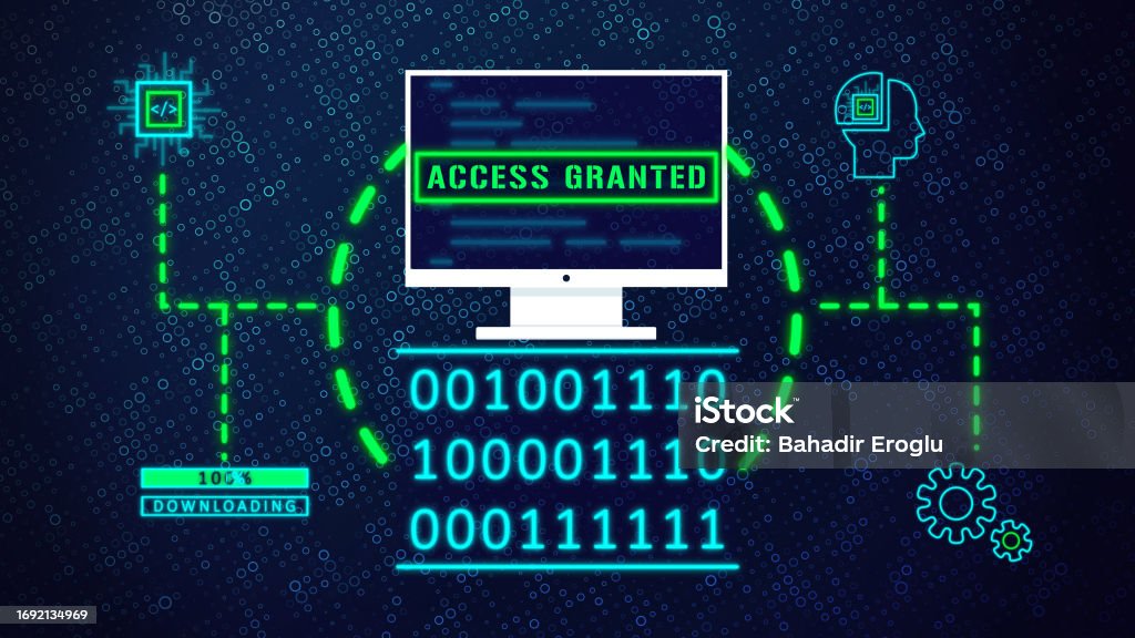 Access Granted Computer Computer Language And Operation Memory Password Cpu Access Granted And ...
