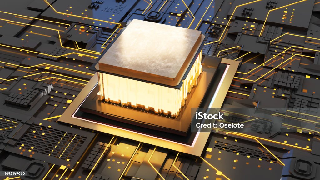 Computer System Connection Image Computer System Connection Point Abstract Technology Of Central ...