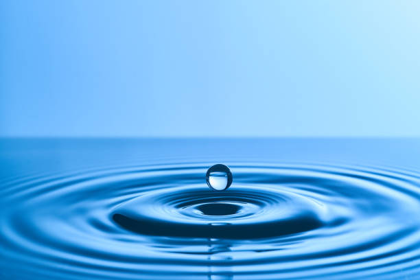 istock Group of water droplets fall and bounce on a water surface 1692149134