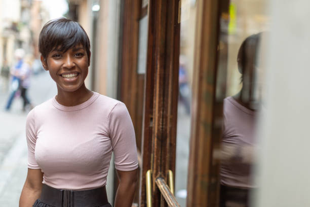 istock Beautiful smiling woman portrait 1692154343