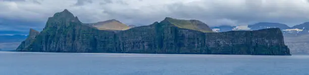 Photo of Beautiful coastal landscapes of  Hornstrandir nature reserve, VestfirÃ°ir (Westfjords), northwest of Iceland.