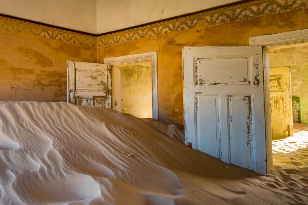 istock Abandoned ghost town of Kolmanskop in Namibia 1692183729