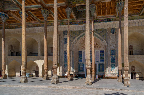 istock Bolo Hauz Mosque, Bukhara, Uzbekistan 1692184262