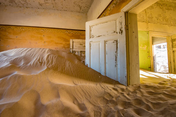istock Abandoned ghost town of Kolmanskop in Namibia 1692184338