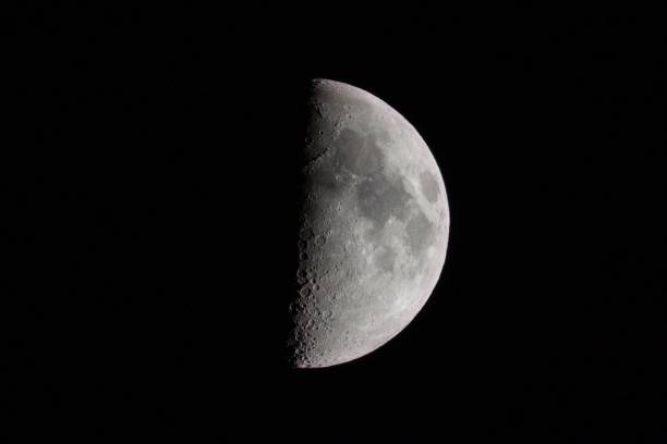 istock Night photo of Moon with dark background. 1692211227