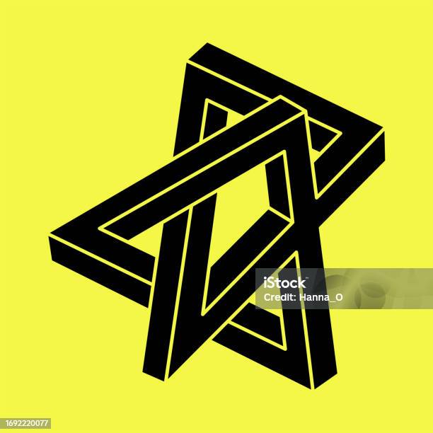 Line Geometric Object Impossible Objects Line Geometric Shapes Optical Illusion Figure ...