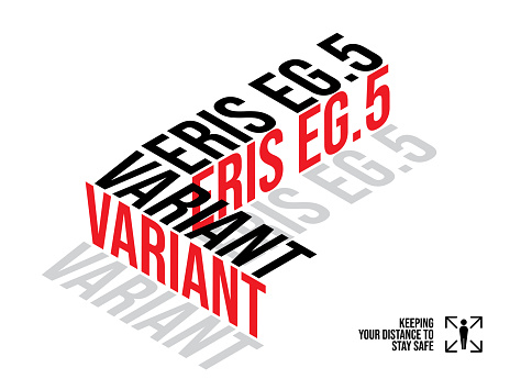 Erris Variant Eris Variant Eg5 Of Covid 19 Or Coronavirus Outbreak Influenza As ...