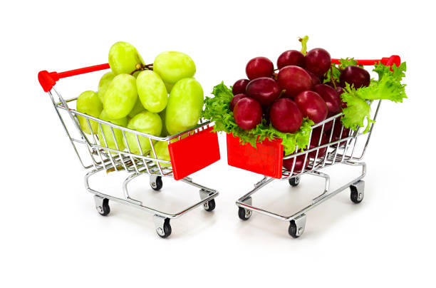 istock red and green grapes on a cart 1692271740
