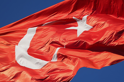 Turkey national flag.