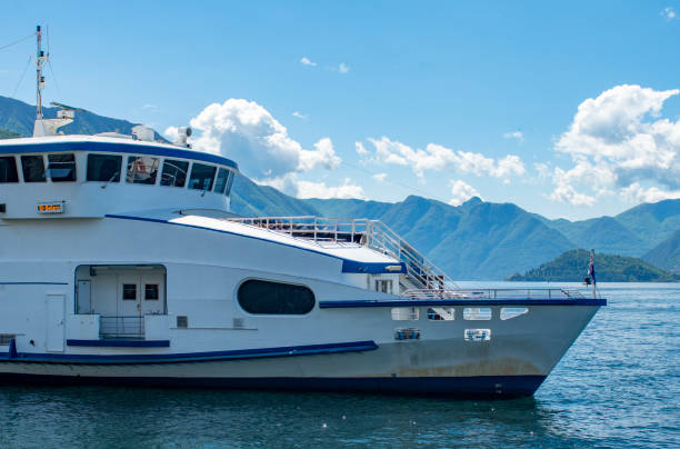 istock Ferry in the harbour at Bellagio, Lake Como. 1692282626