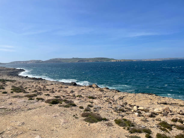 istock Distant view of Gozo island in Malta from shoreline 1692289021