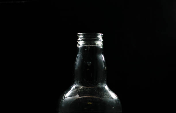 istock Broken glass photographed in the studio with black background 1692300050