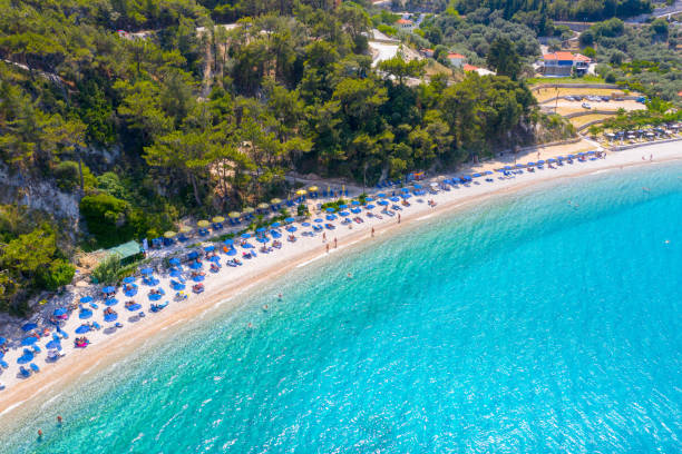 istock Amazing beach of Tsamadou on Samos island, Greece. 1692323800
