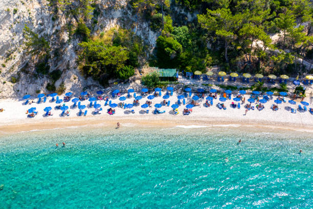 istock Amazing beach of Tsamadou on Samos island, Greece. 1692327715