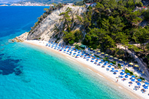 istock Amazing beach of Tsamadou on Samos island, Greece. 1692327728