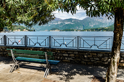 A waterside village on Lake Como, Italy. Lenno.