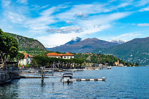 A waterside village on Lake Como, Italy. Lenno.