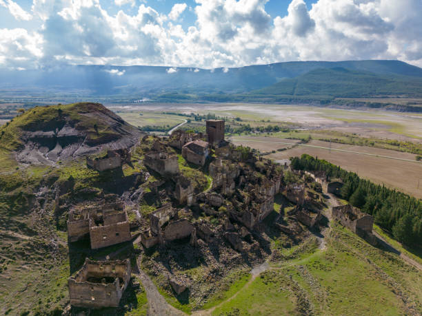 istock Abandoned village of Esco Spain 1692353859