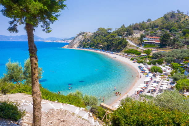 istock Amazing beach of Tsamadou on Samos island, Greece. 1692364320