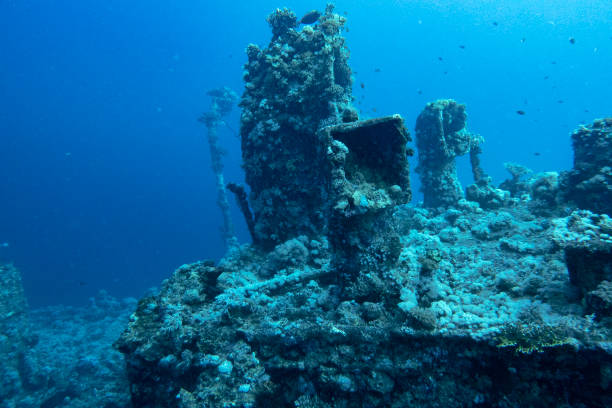 istock Ship wreck in the Red Sea, Yanbu, Saudi Arabia 1692374441