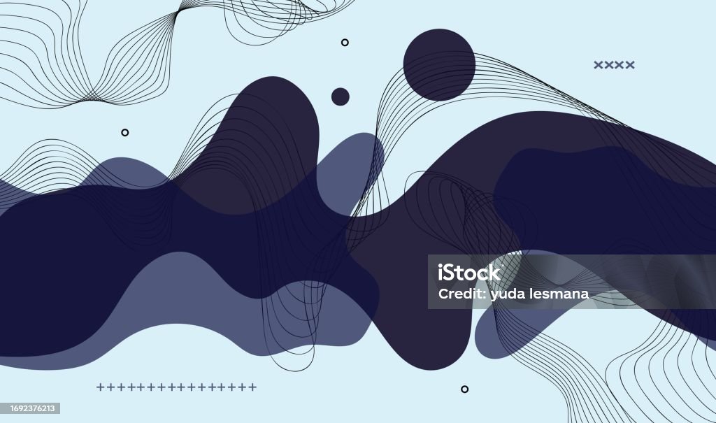Line Wave Absrtact Abstract Wave Lines Background Stock Illustration - Download Image Now ...