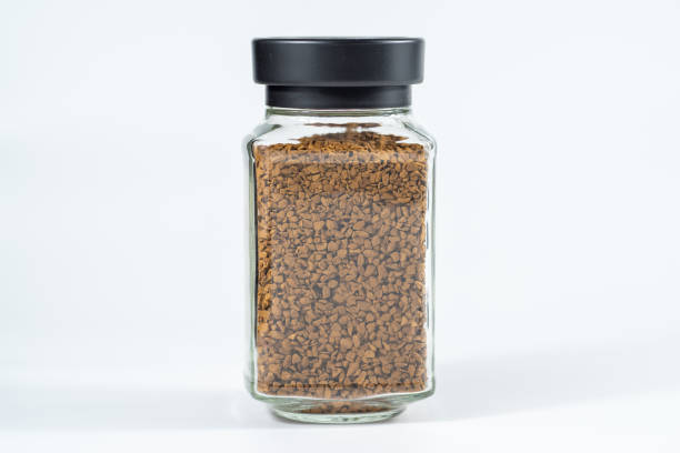 istock Instant coffee powder against a white background 1692382218