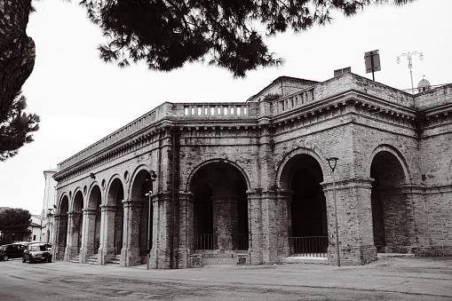 The old construction of “Foro Boario” once the market of the City.