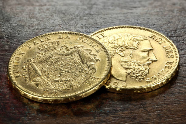 istock Belgian 20 Francs gold coins 1692444776