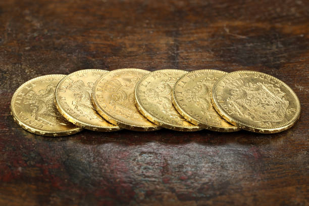 istock Belgian 20 Francs gold coins 1692445424