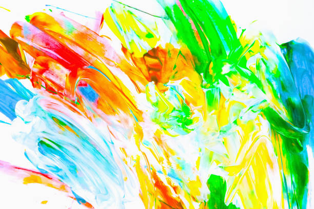 istock Abstract colorful paint background. Copy space. Horiaontal image. 1692445844