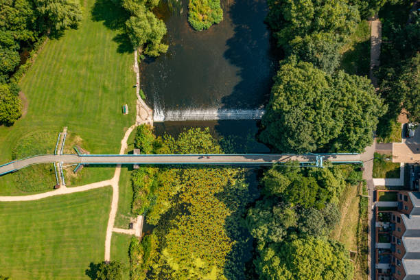 istock Crossing over The River Stour, Blandford Forum, Dorset. 1692447637