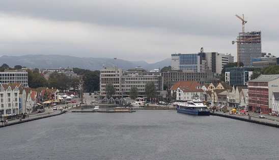 photograph of Stavanger harbour,norway \nThe Stavanger harbour area is called Vågen by the locals.There are iconic sea houses in different colours. In the daytime,the port is bustling with life on busy days.