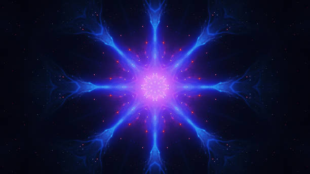 최면 추상 만화경 프랙탈 - kaleidoscope fractal psychedelic abstract 뉴스 사진 이미지