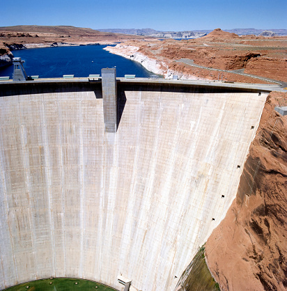 The famous Hoover Dam near Boulder City, USA was opened 1 March 1936