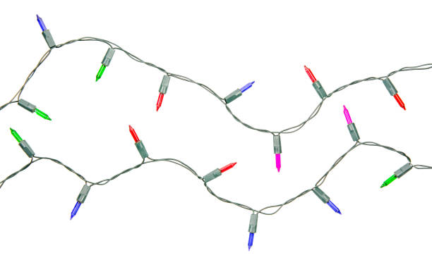istock Christmas lights string isolated on white background with clipping path 1692590054