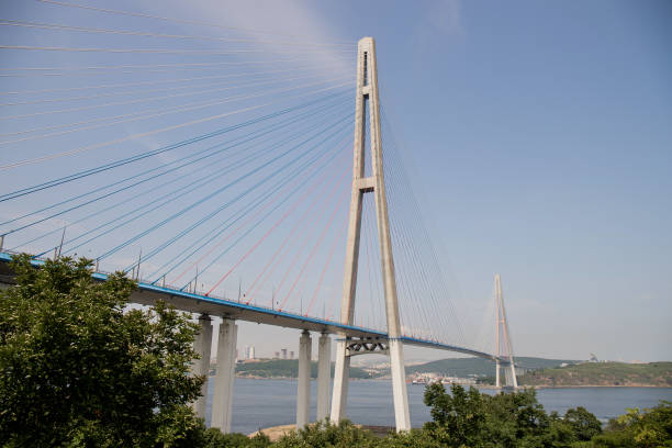 istock Russian bridge across the Bosphorus Strait East. 1692590086