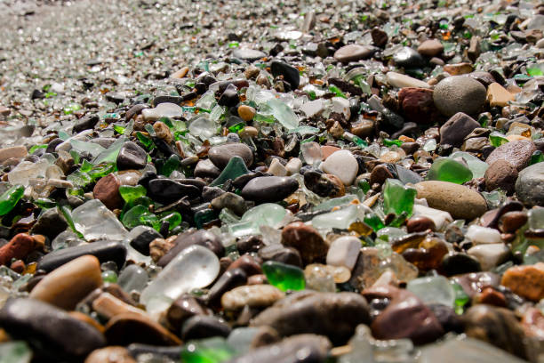 istock Glass stones on the seashore. 1692590097