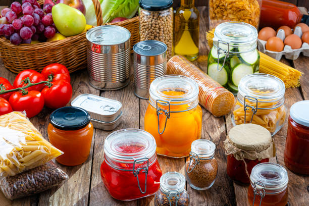 istock Preserved food and fresh produce 1692605340