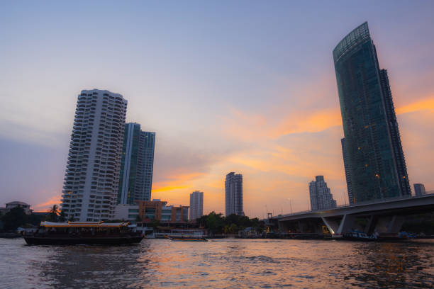 istock Chao Phraya River and Bangkok cityscape 1692653672