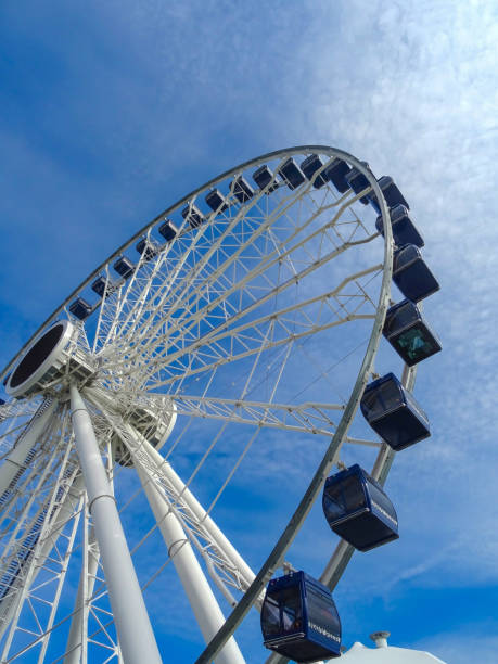 istock Perspective of a Ferris wheel in Chicago 1692684567