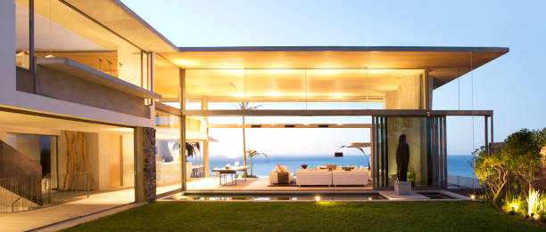 istock Open floor plan of modern house 169271472