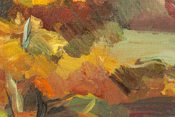 istock Abstract background autumn painting 1692748952